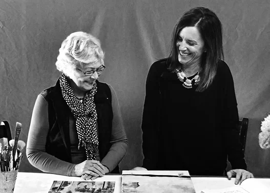 Chris Cozen and I on the set of our latest online workshop...due March 2015.