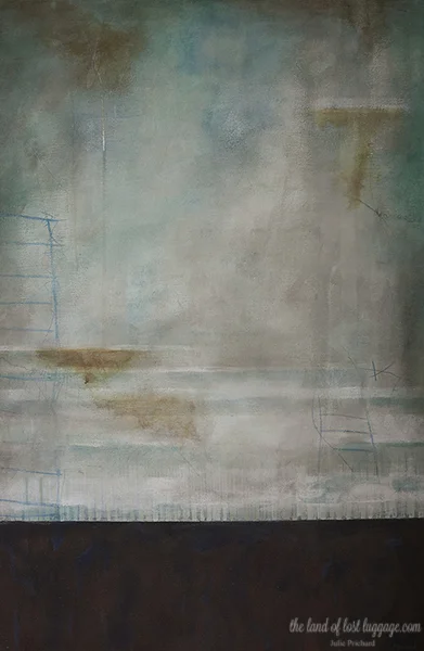 Ocean Front, 24x36" on stretched gallery canvas