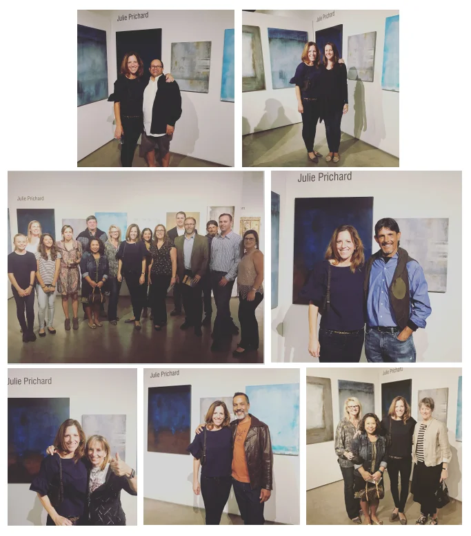 Only a small collection of friends who came to my Opening...
