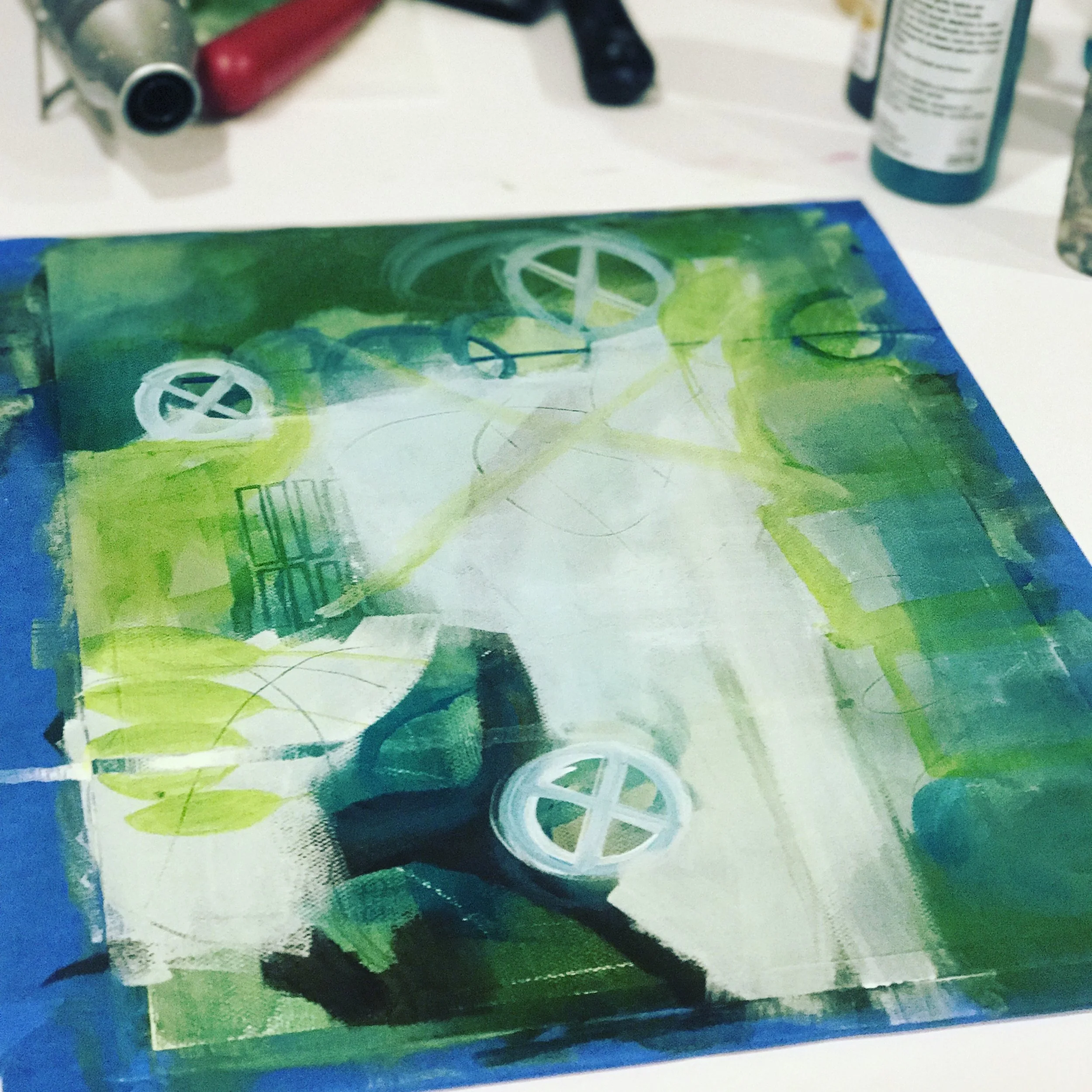 Artopia (Original Painting $70) #mixedmedia