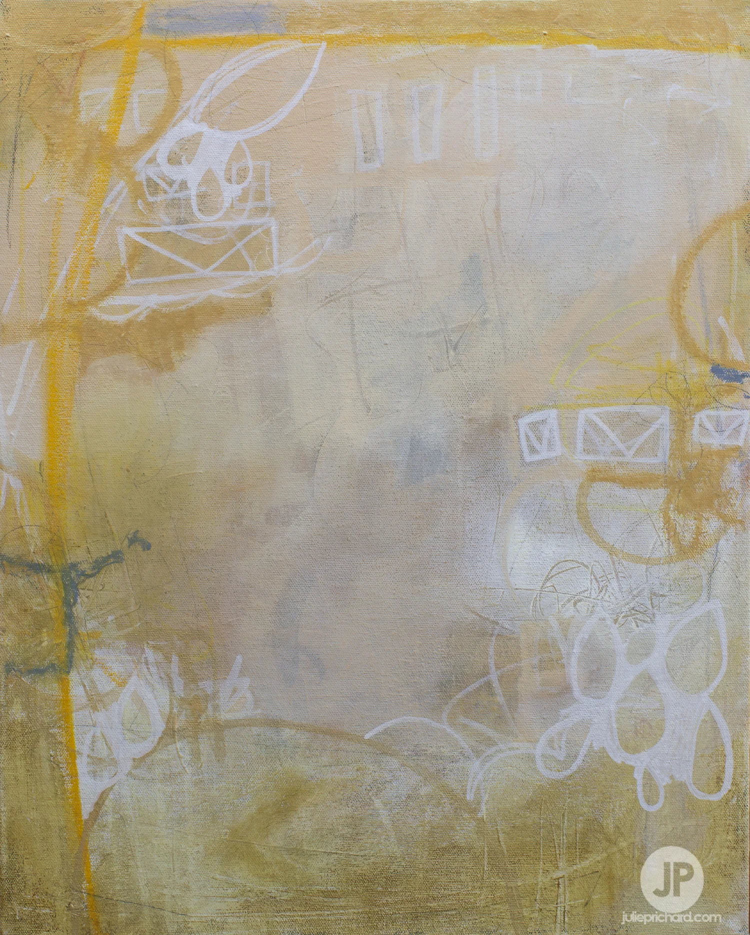 "Send Me Some Sun" 16x20 Mixed media on stretched canvas.