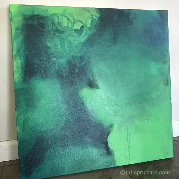 Work in progress, 24x24".