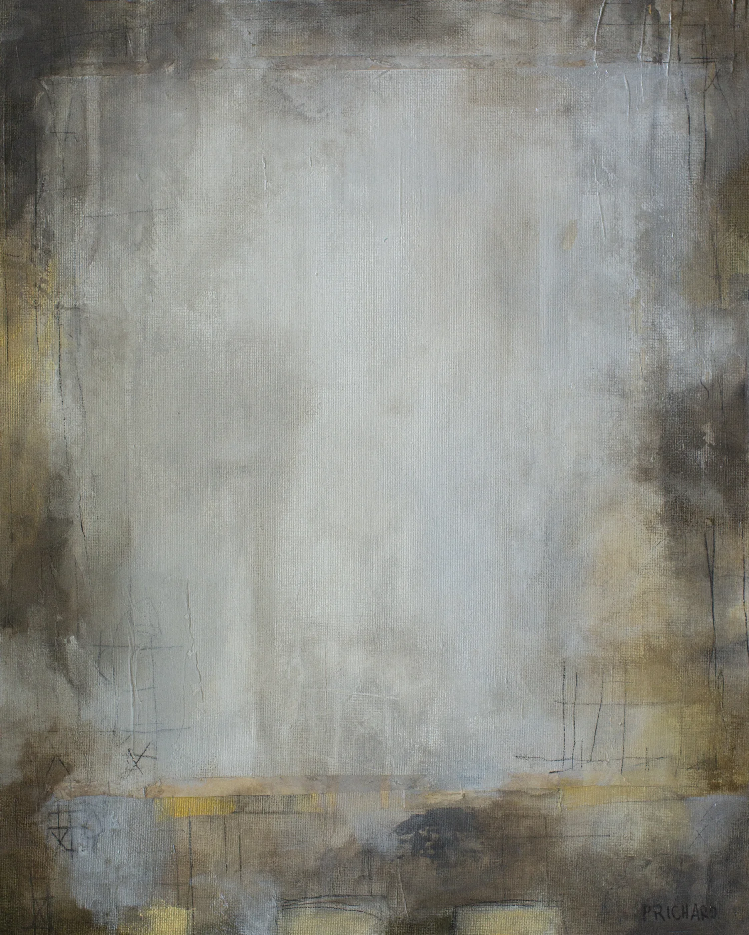 deep layered original abstract painting