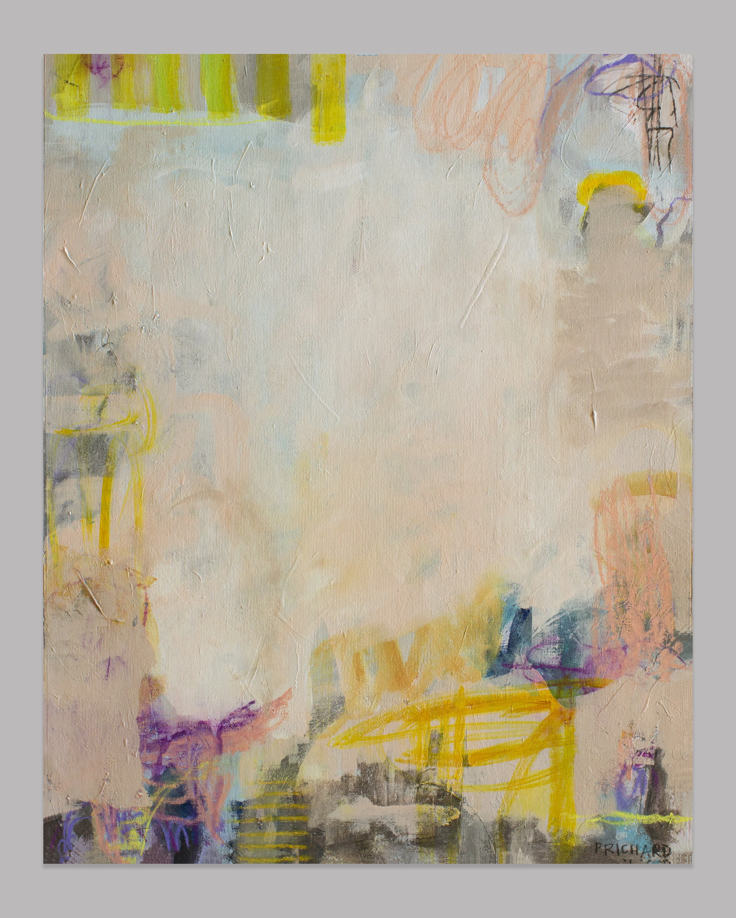 bright abstract original painting