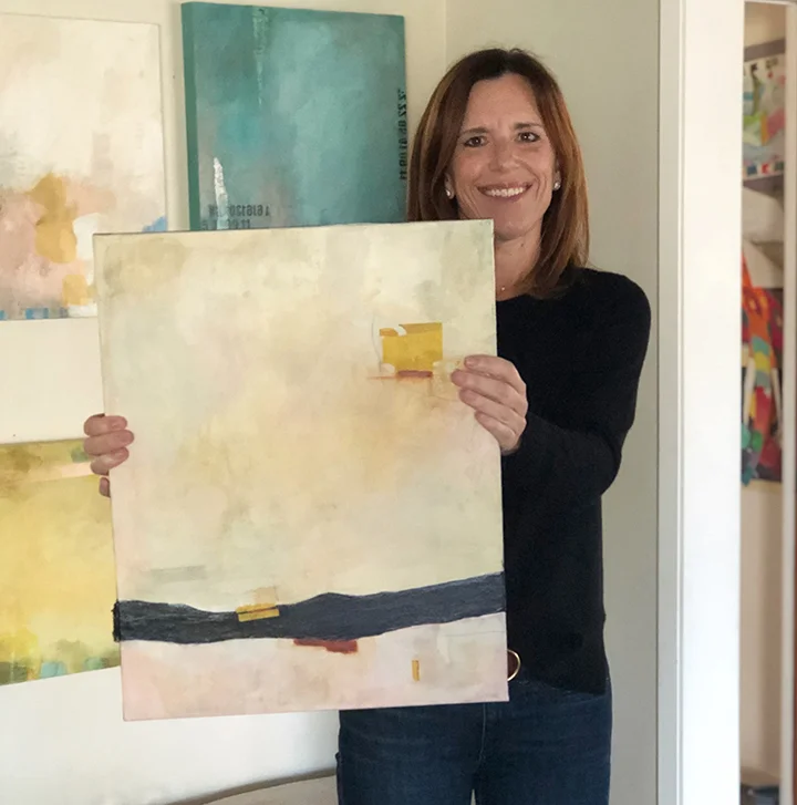 Julie Prichard teaches mixed media art online.
