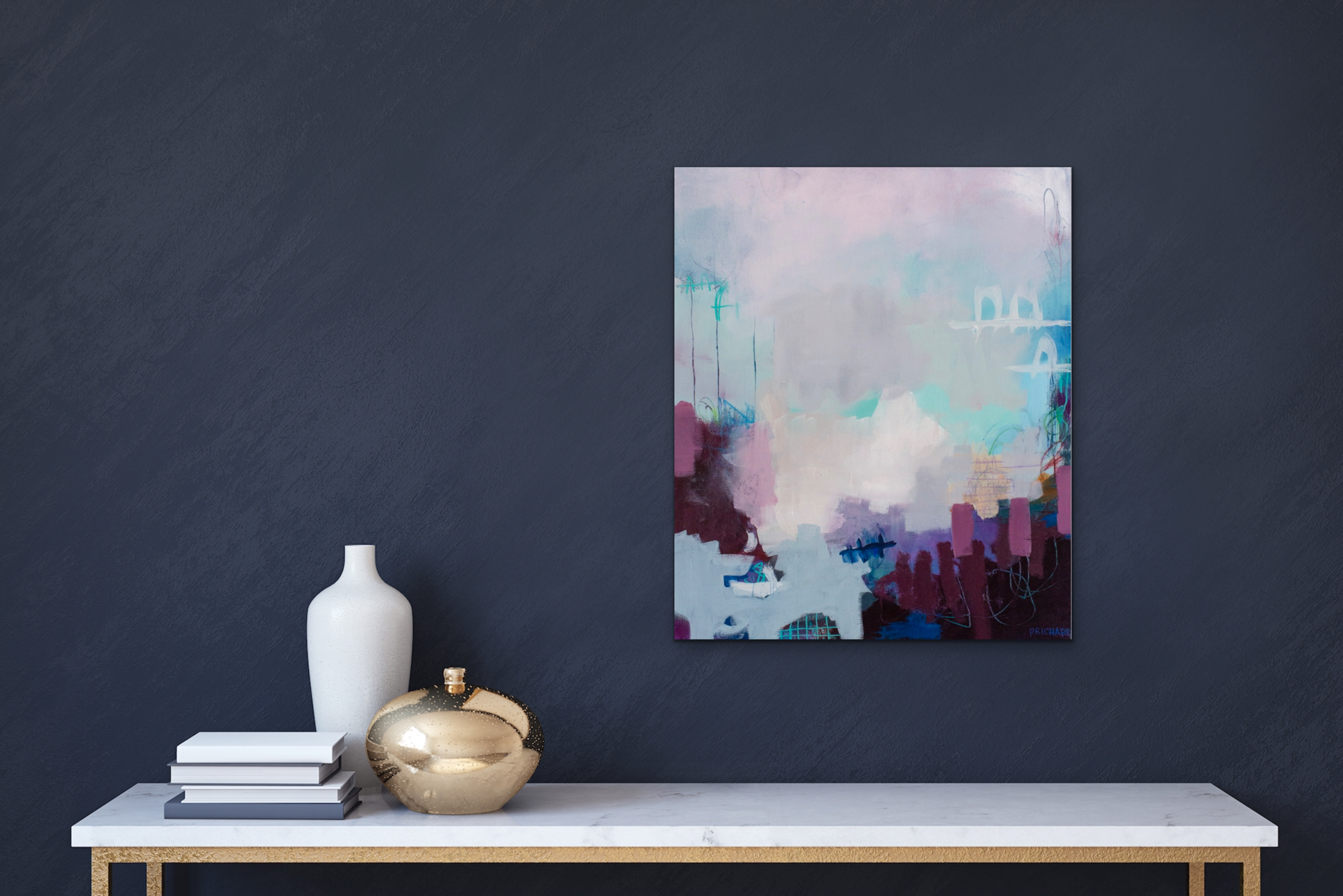 Original Painting, by artist and author, Julie Prichard.