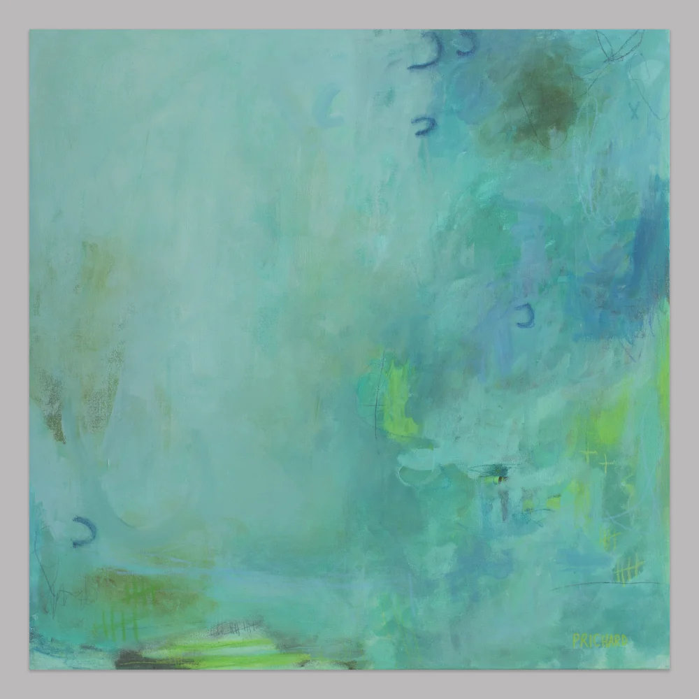 “The Green One” 30x30”