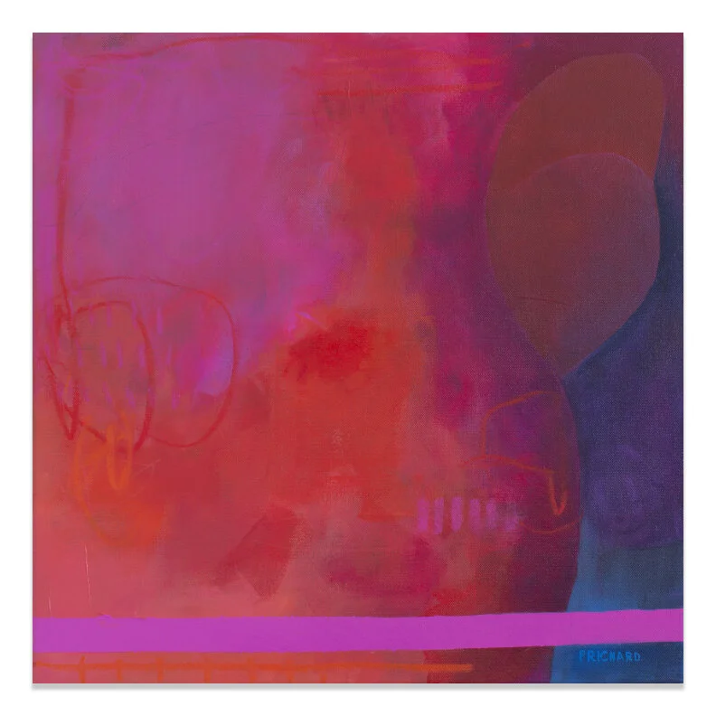 “Fortunately for Raspberries” abstract painting. Click on the image to purchase.