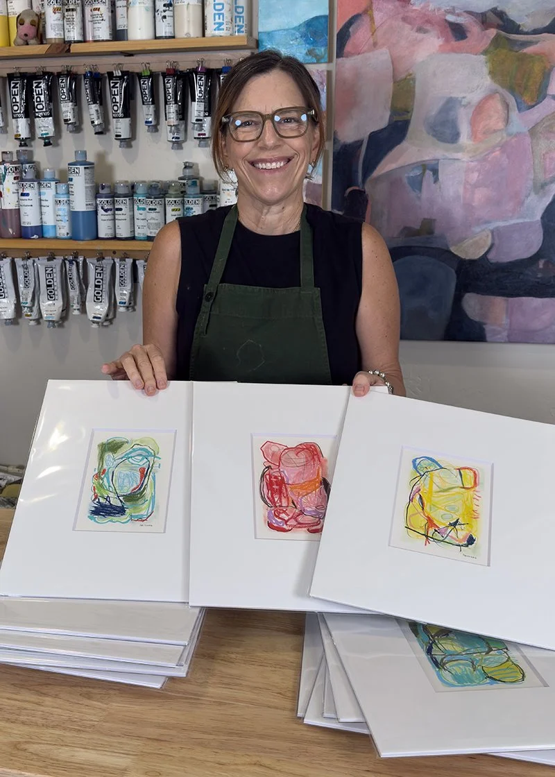 Julie with Expressionism Drawings.jpg