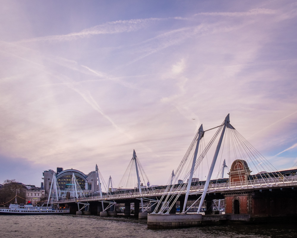 River Thames at dusk - Fuji XE-2 and 18-55mm lens