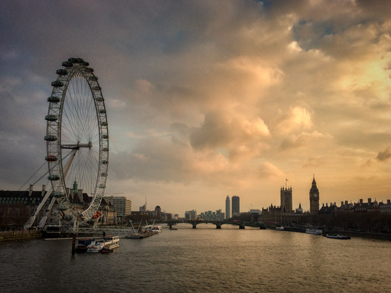 London Skyline at dusk