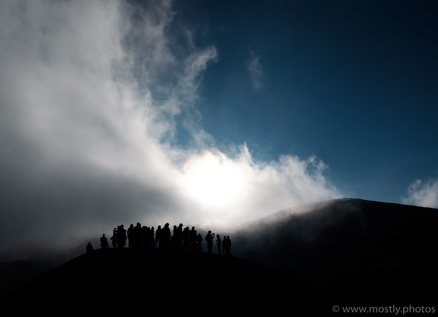 Mist on Mount Etna