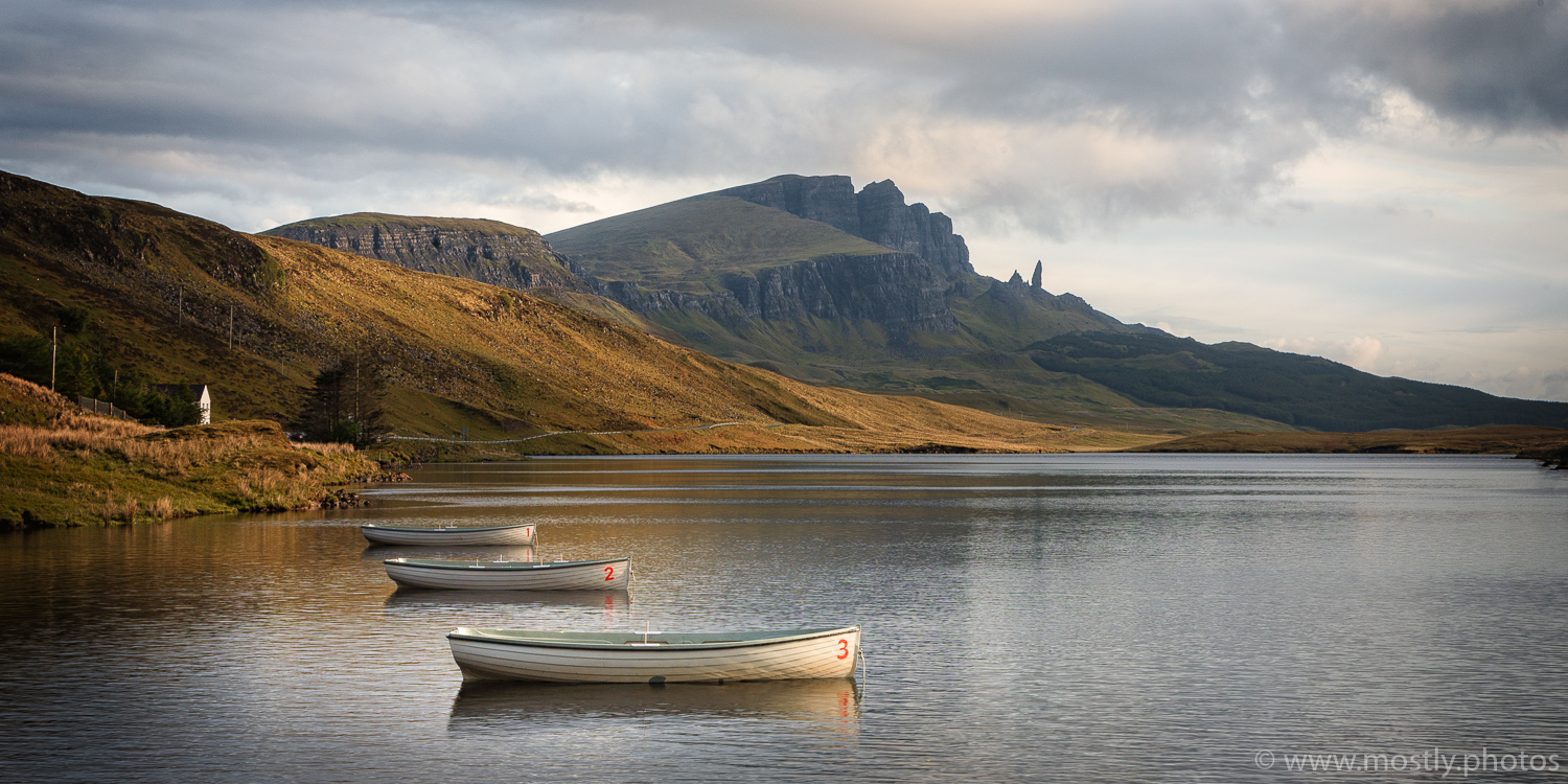 Three Boats - Loch Leathan, Isle of Skye, Scotland