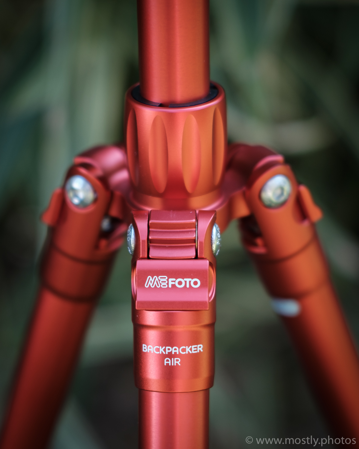 Bright Red MeFoto Backpacker Air Tripod