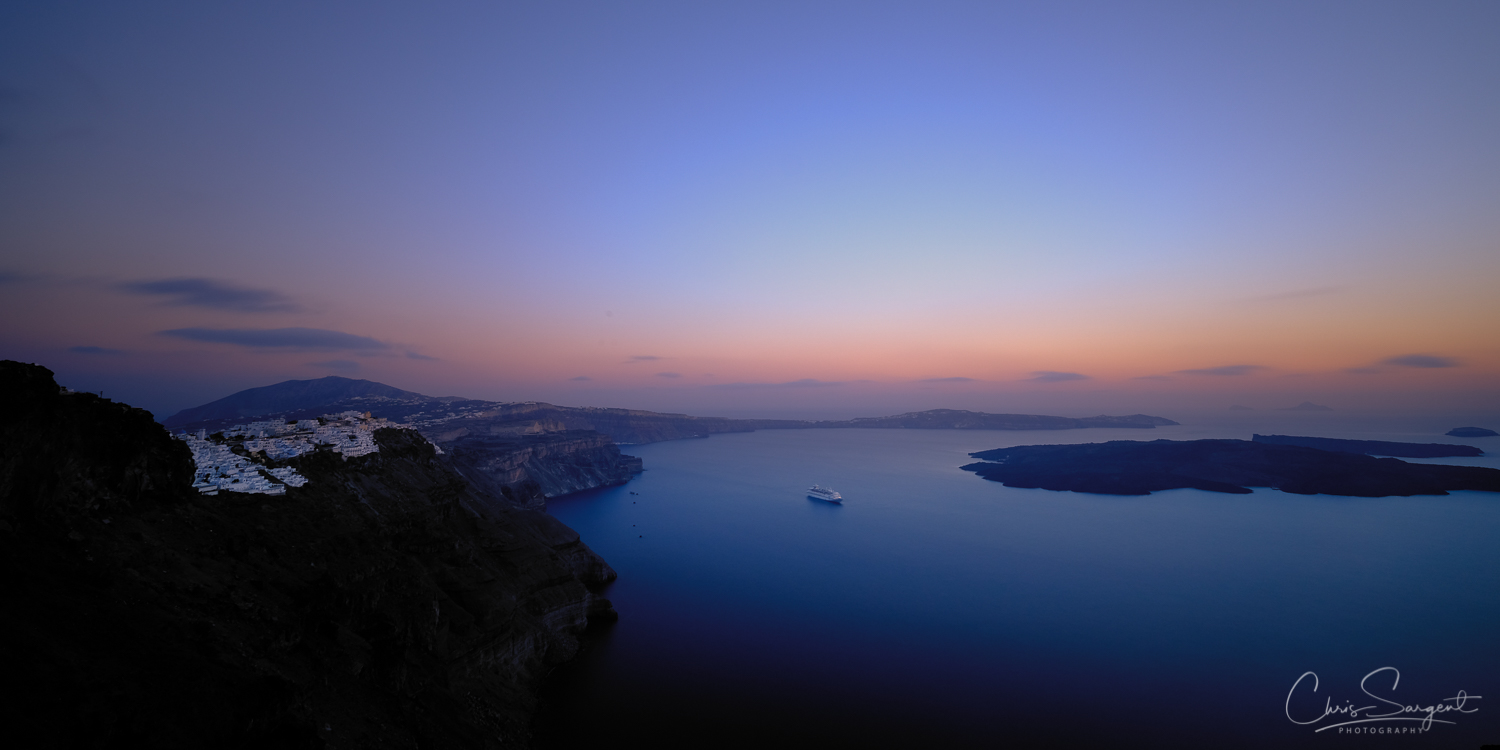 Balcony View - Aqua Suites, Imerovigli, Greece Fuji X-T3 and Fuji 10-24mm lens Fuji Velvia Film Simulation