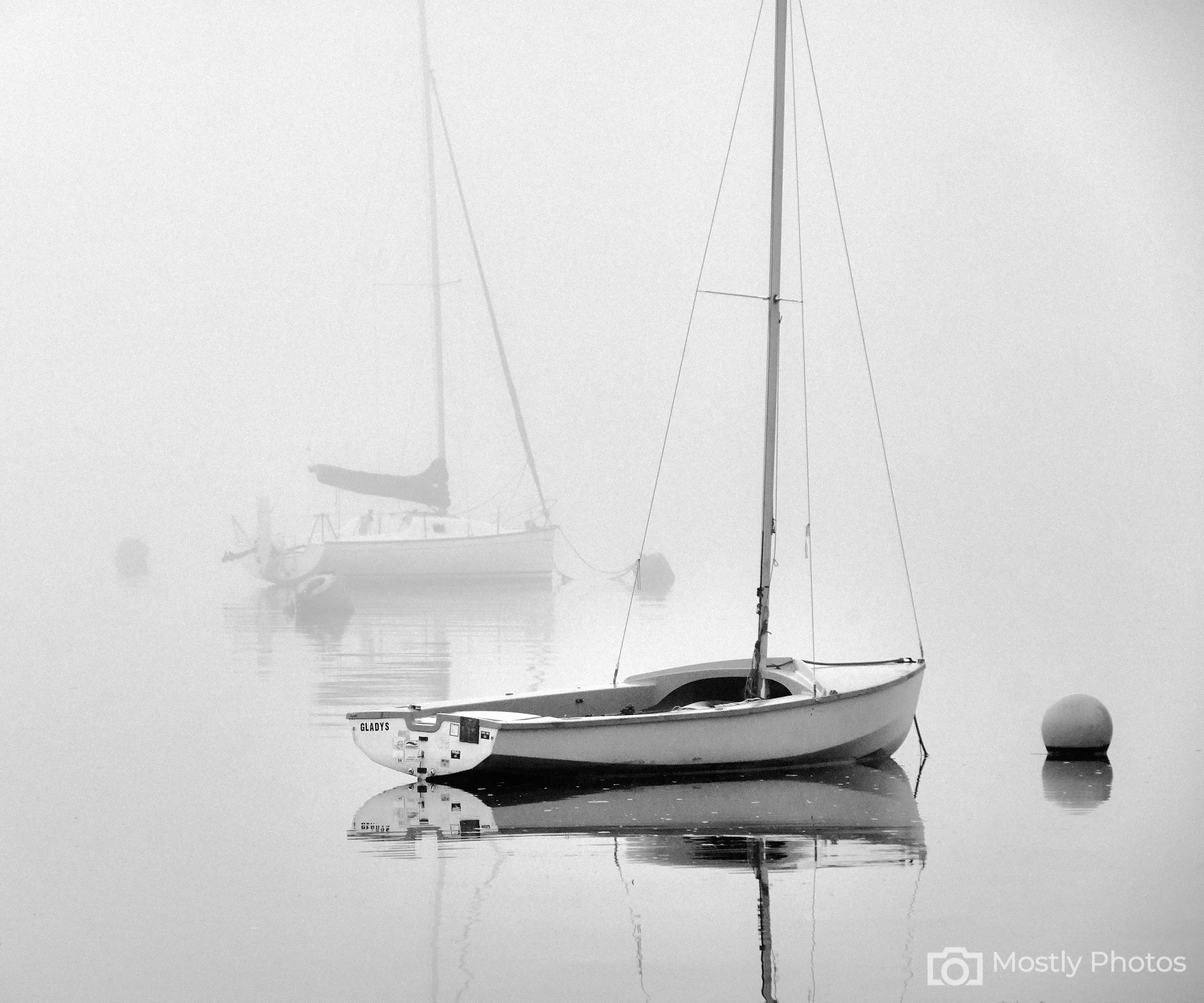 Sea Fog in Padstow Harbour