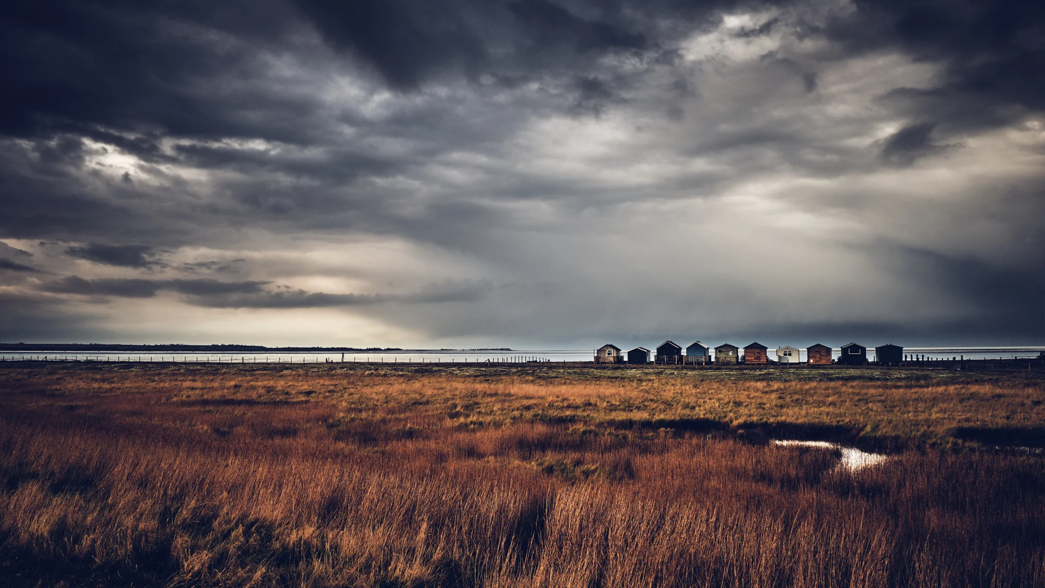 Wooden Beach huts near Whitstable, UK Fuji X-T3 and 16-55mm