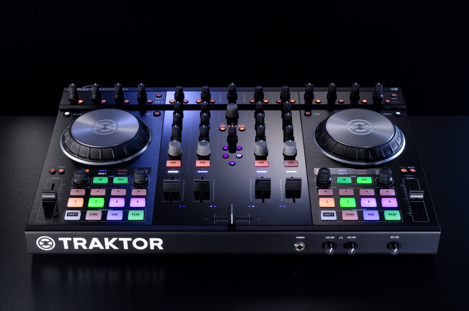 Rent Jon's Traktor Kontrol S4 DJ Controller — Jon L. Denby