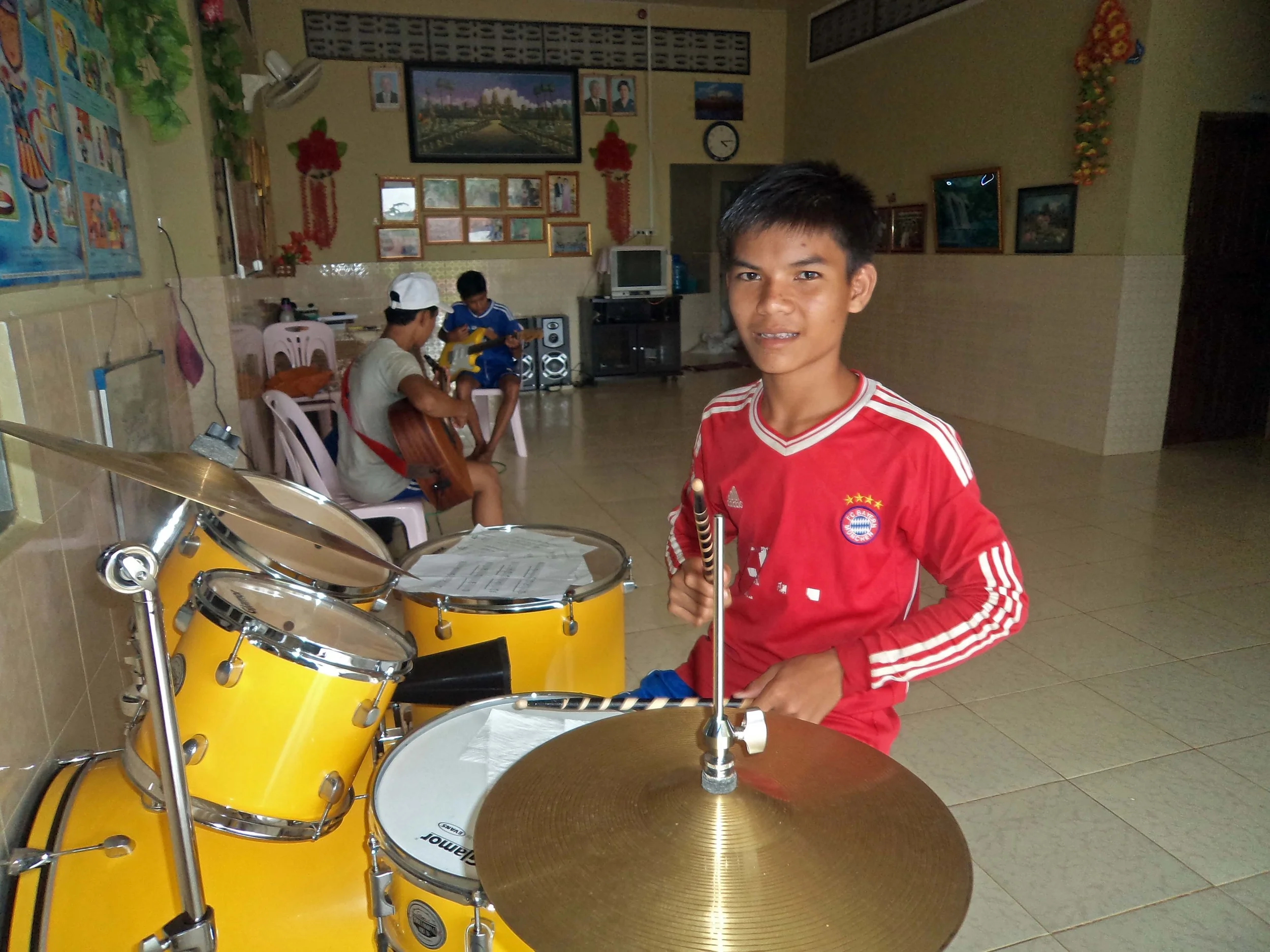 Time for rehearsal.&nbsp;