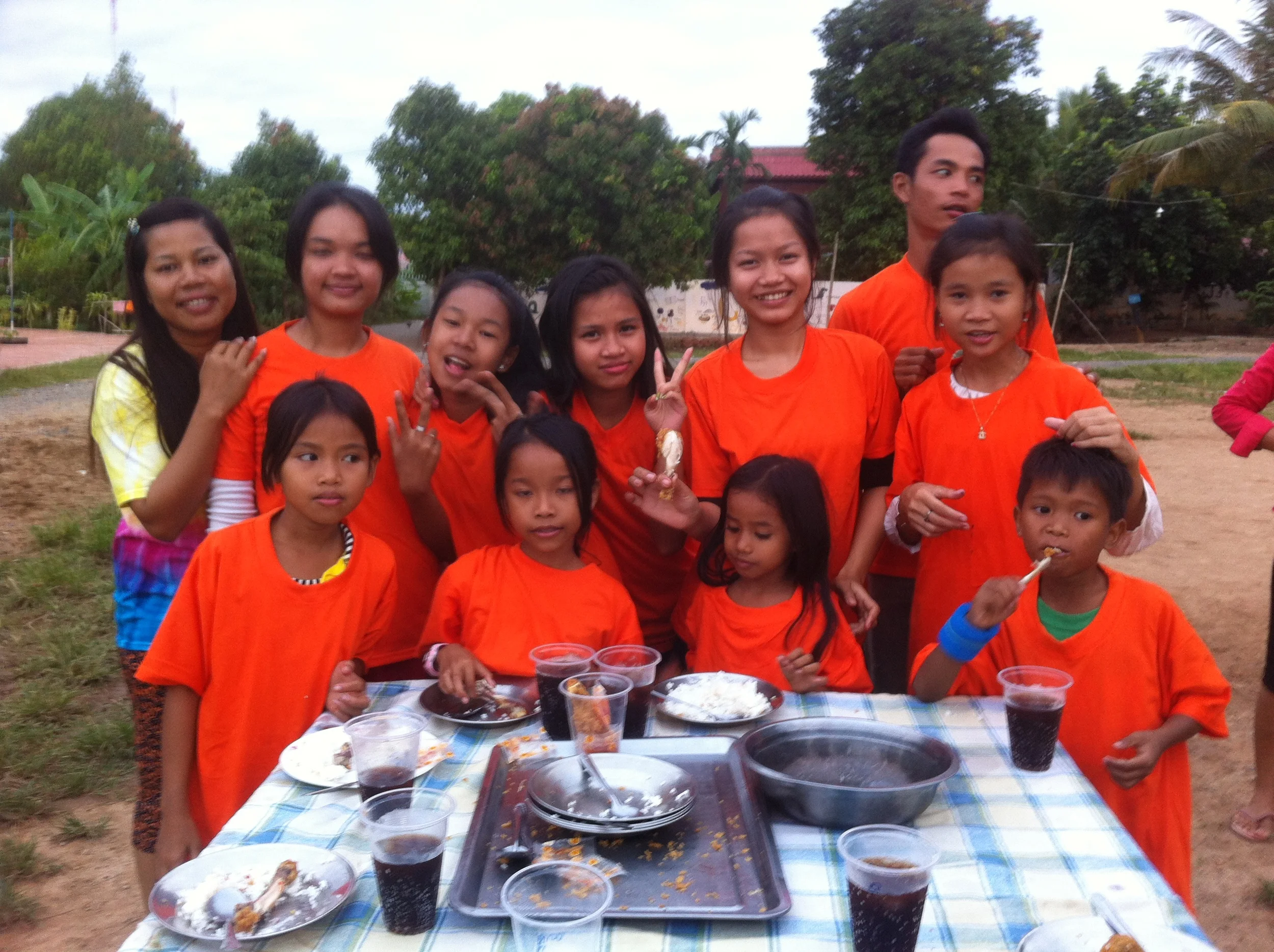 PE 3 are have a party together.JPG