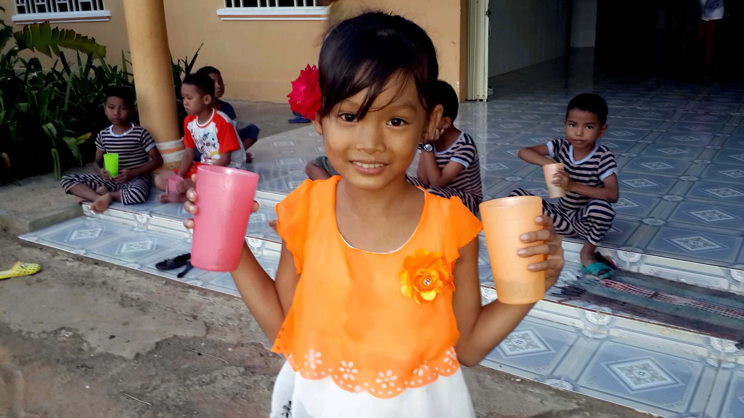 The kids enjoy some time to relax before the new school year begins in earnest.&nbsp;