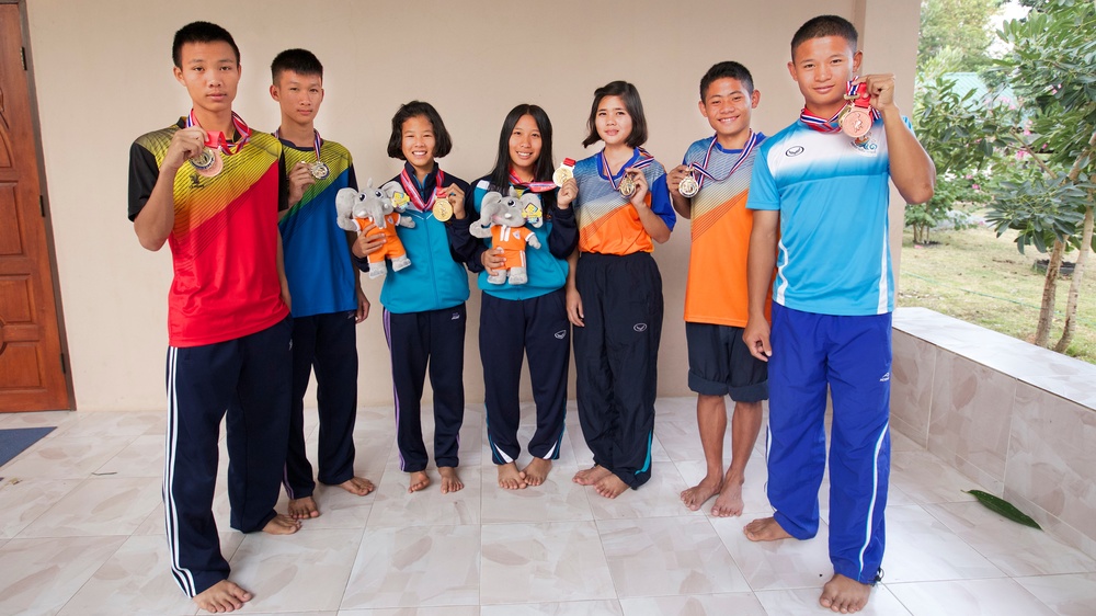 The boys' team on which our Asia's Hope cricketers play won 3rd place in the national youth competition. The girls' team one first place and will represent Thailand internationally!