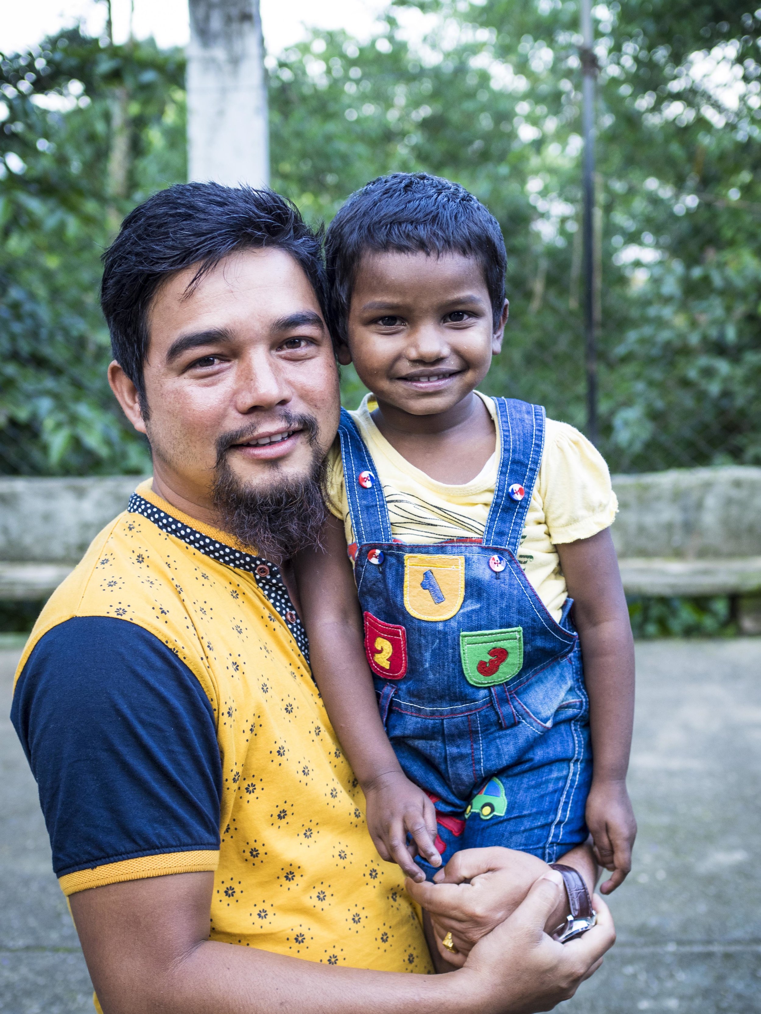  Sabina and her dad, Anil 