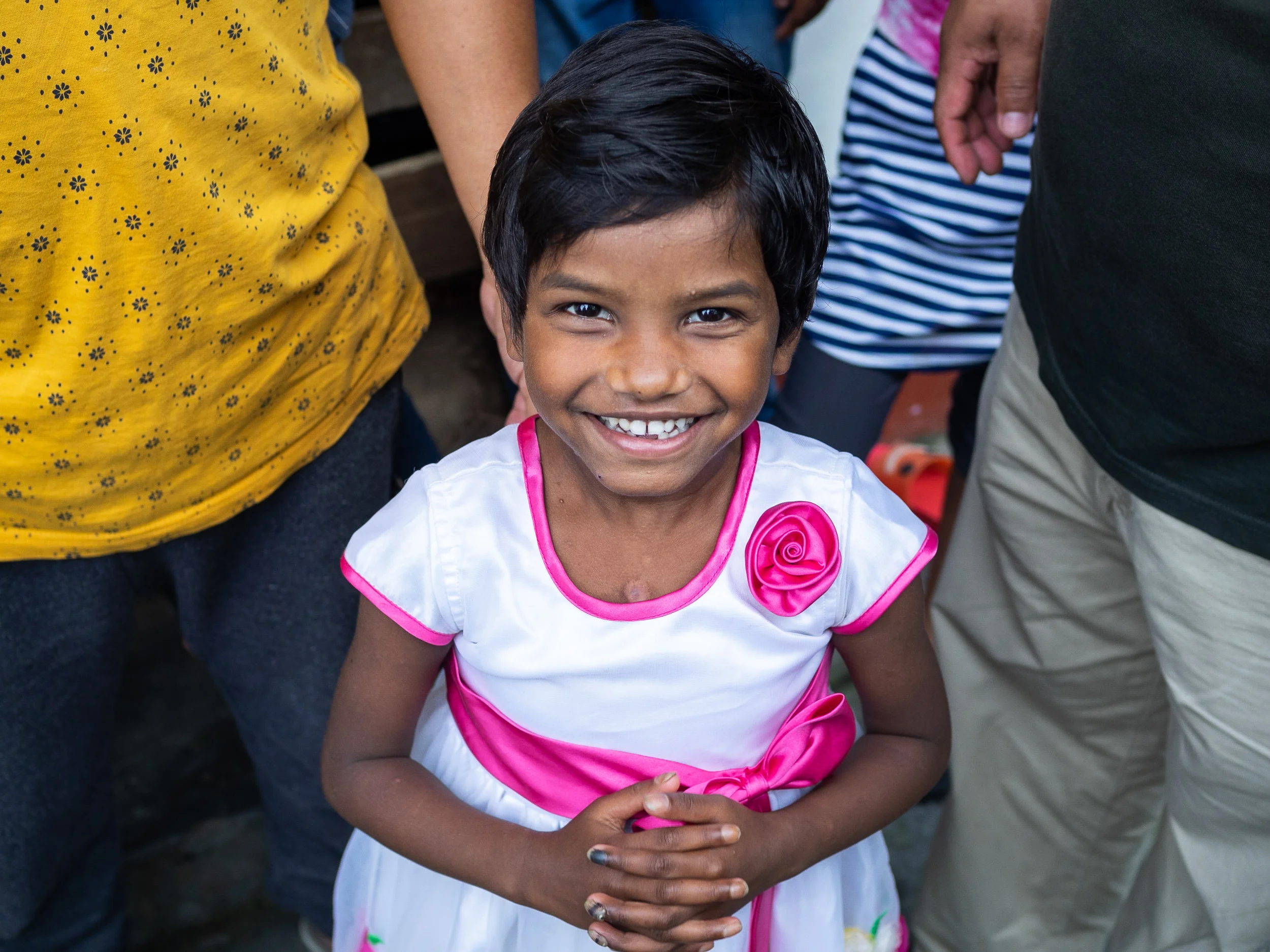Our prayers were answered for little Sabina, whose dangerous open heart surgery was successful!