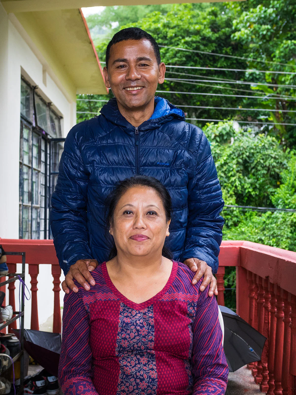Sunil and Punam, the home parents of Kalimpong 2. They have been married 29 years, and have two adult children, Dibya, 27 and Dipika, 22. Sunil is also co-director of Asia’s Hope India.