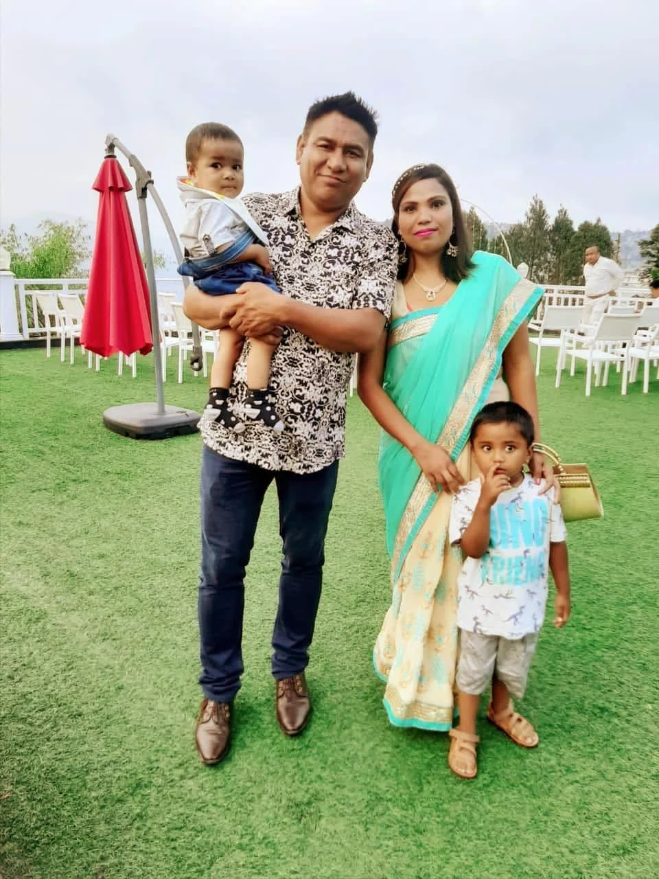 Home parents Gopal and Kabita have been married for five years and have two sons: Gabriel, 4 and Kelvin, 1.