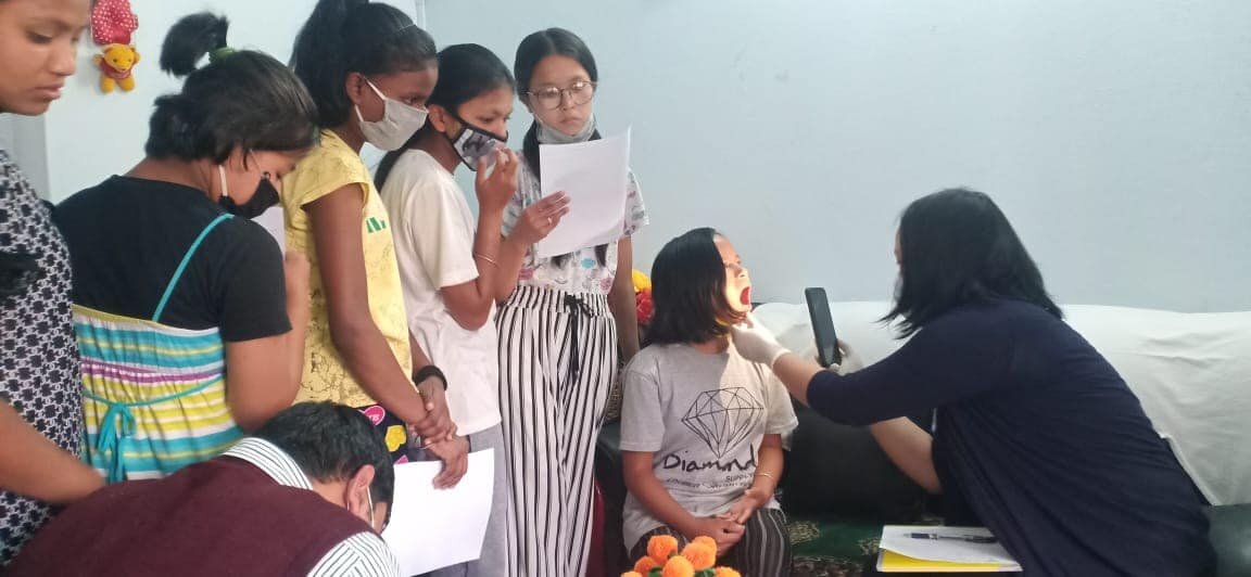  The children in Kalimpong receive regular health checkups to ensure their safety during this crisis. 