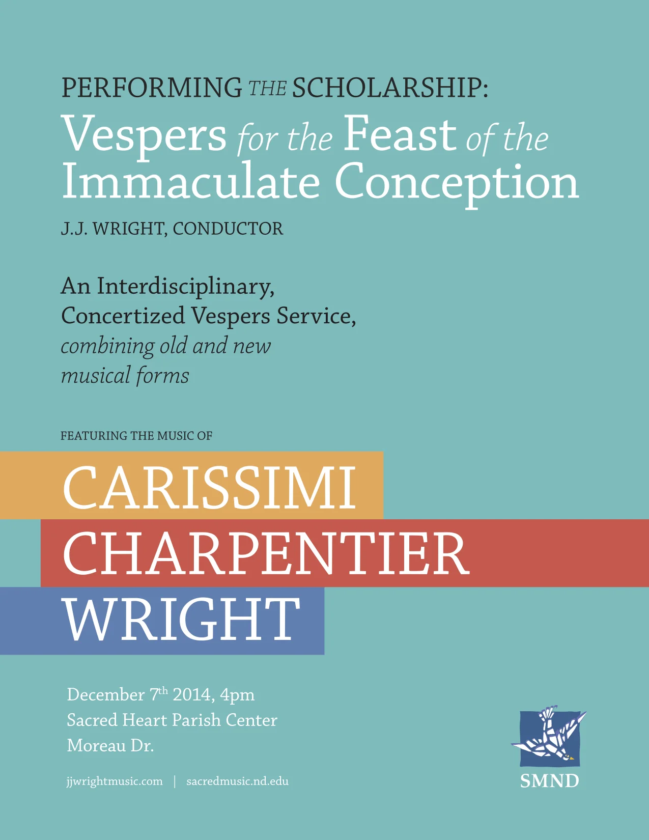 Performing the Scholarship: Vespers for the Feast of the Immaculate Conception