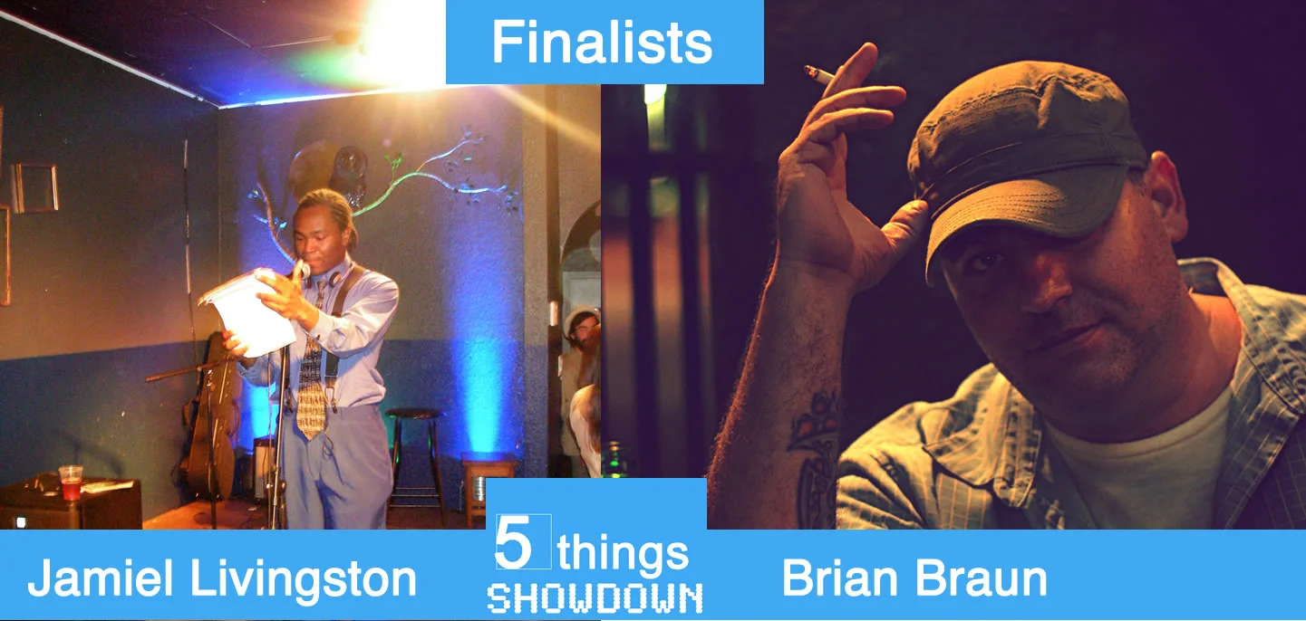 
We have our two finalists:
Jamiel Livingston - Morphonano: Interactive sculpture goes nano http://5thin.gs/wlCzDz - got 132 votes
Brian Braun - Hashima, Ghost Island http://5thin.gs/x3wTSv - got 150 votes
We started with 10, now there are 20. In the finals, each will bring their 5 best picks to see who will get the most votes and win the Kindle.
Jamiel (L.O.S.) Livingston: Activist, Radio DJ, Rapper/Singer Songwriter. Discovered he could sing at age 5 from watching MJ on BET & MTV and started Rapping and Battling in 97. He tries to find a way to burn words into people's thoughts. Speech is his gift so and has exercised this at WSLR for 5 years ( http://wslr.org ). He also does guest spots on Big Blu House tracks ( http://www.reverbnation.com/bigbluhouse) . He volunteered for Harvey Milk Fest, Grater Newtown's Youth Build and protests for causes he feels strongly about.
From art student, to roadie, to camera operator, to self-taught photographer, Brian David Braun has made a name for himself with his astute eye and badass aesthetic: artists, actors and models now clamoring to be shot by him. A Cincinnati native, he has found himself shooting photos for a living in downtown Sarasota County. http://briandavidbraunsarasotaphotographer.com
