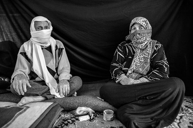 Ayman, and his wife Yasmine, Nizip refugee camp, Turkey