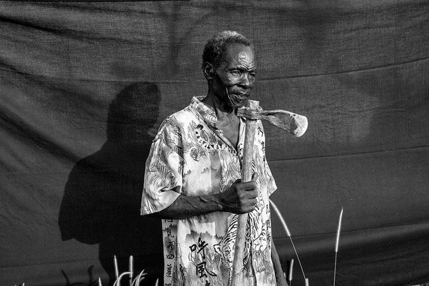 Omar Belu Garmut, on the South Sudanese border.