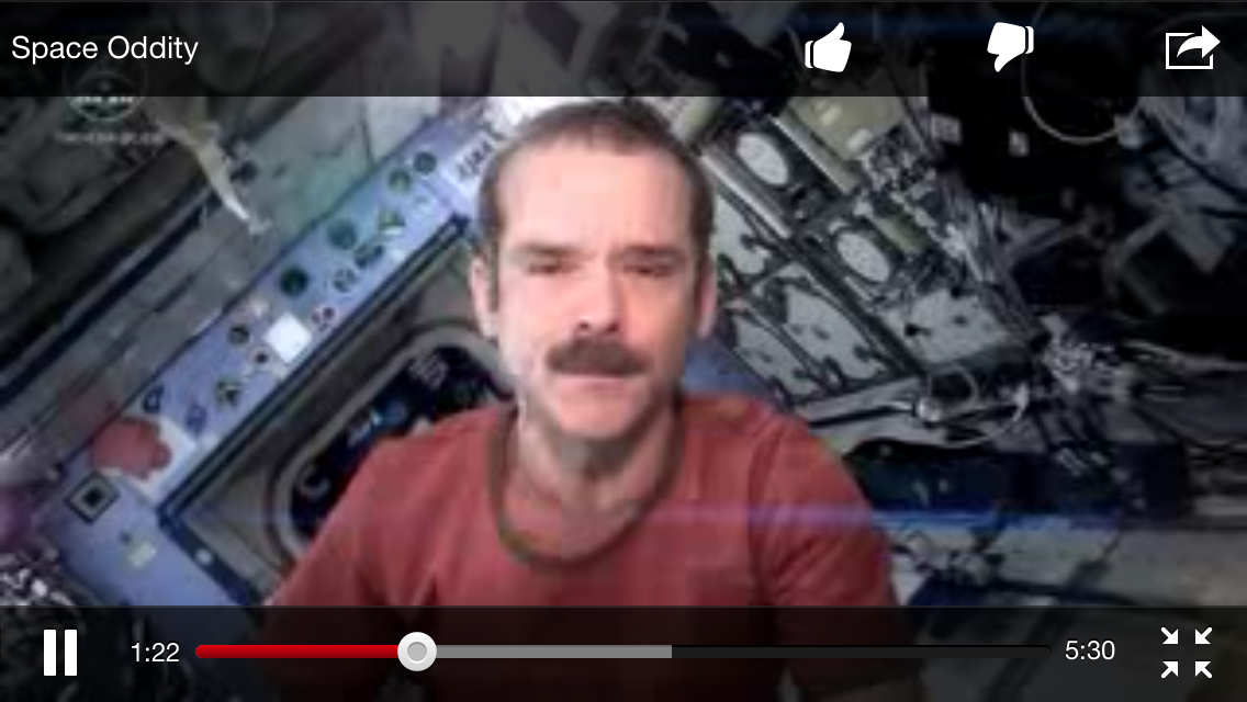 Commander Chris Hadfield - Space Oddity Redux