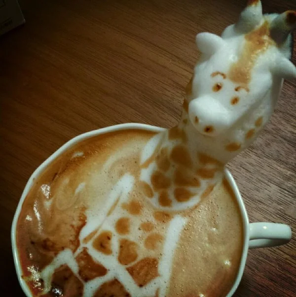 Incredible 3D Latte Foam Art by Kazuki Yamamoto