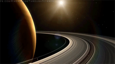 Photo of the Day - Animated GIF Flyby of Saturn's Rings