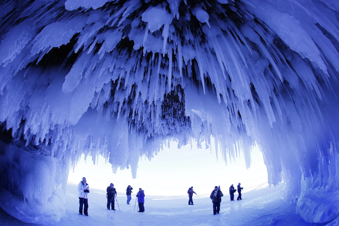 Jaw-Dropping Photos of Northern Wisconsin Ice Caves by Brian Peterson