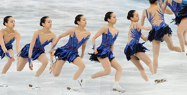 Sochi Olympics in Time-slice Montages