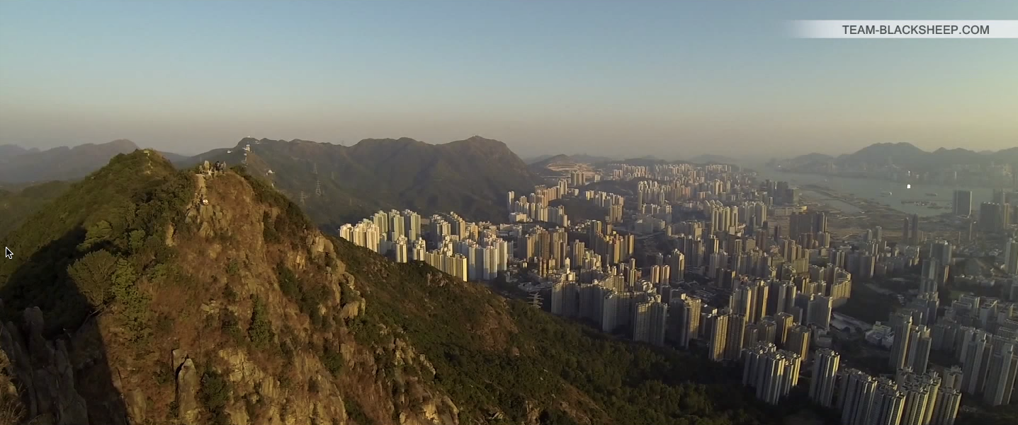 Drone Over Hong Kong