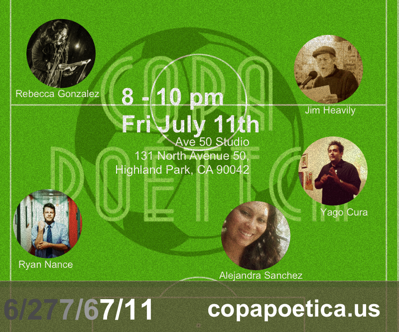 Finals of Copa Poética this Friday Night, 8-10pm in Highland Park