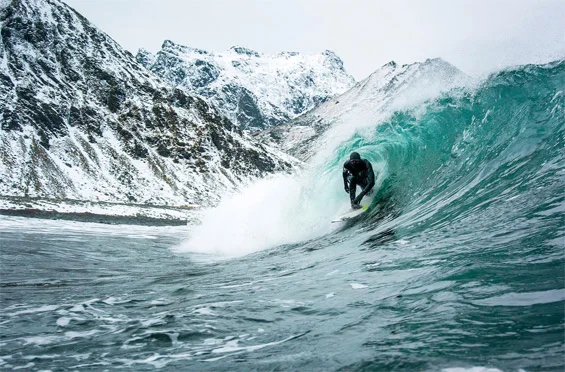 Surfing Among Glaciers and Icebergs - Photos by Chris Burkard