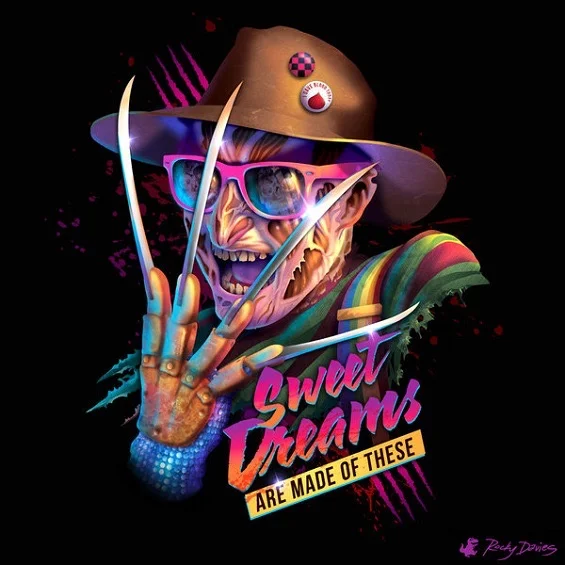 Villains of the 80s on Fake Pop Album Covers