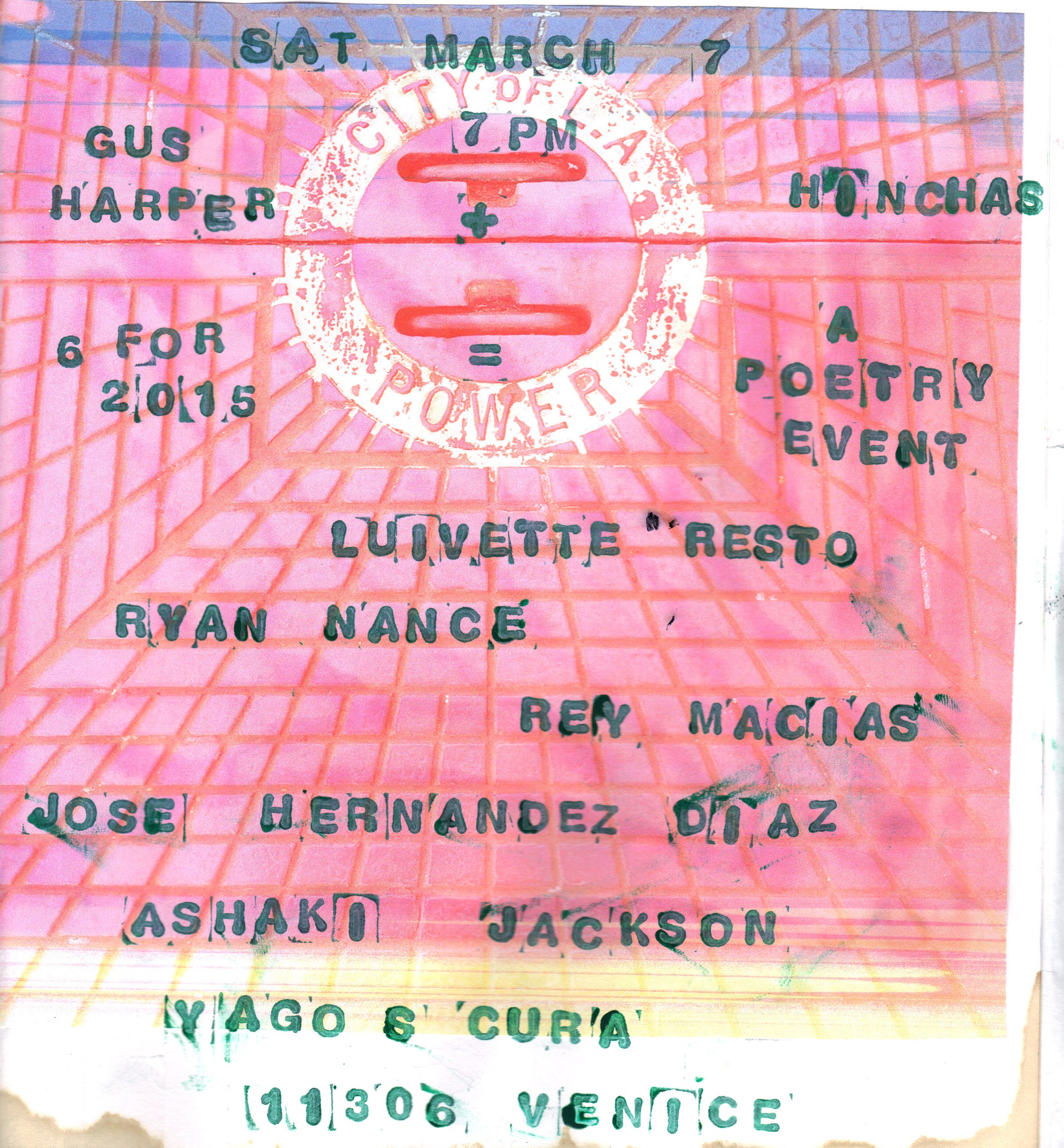 Catch Me Reading from Manipulated Bestiary - Poetry Reading March 7 at Gus Harper Studio