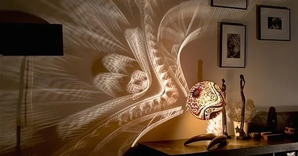 Painting Your Walls with Light - Lamps by Calabarte
