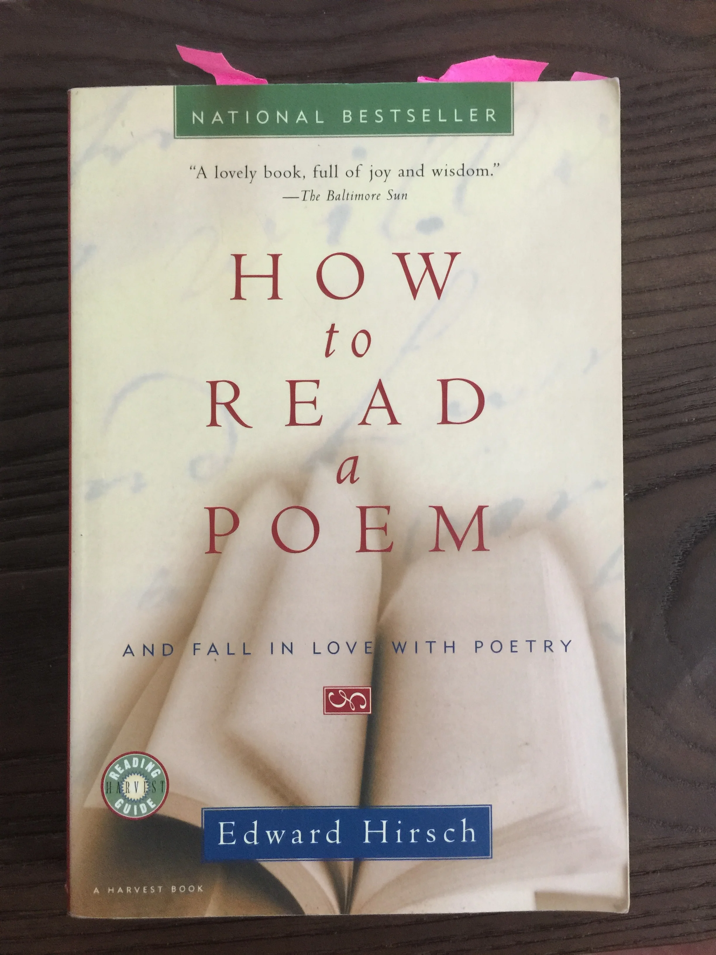 Book of the Day - How To Read a Poem by Edward Hirsch