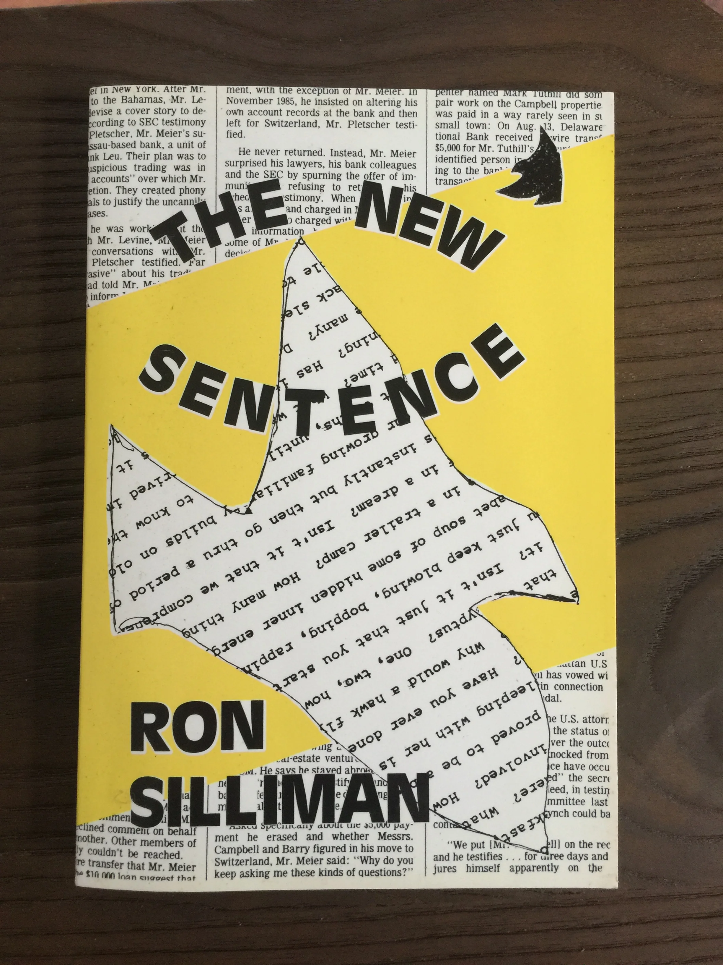 Book of the Day — The New Sentence by Ron Silliman