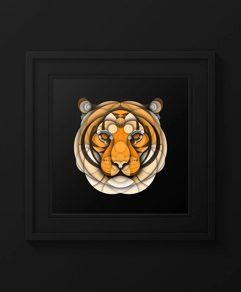 Stylish Animal Illustrations by Bruno Silva