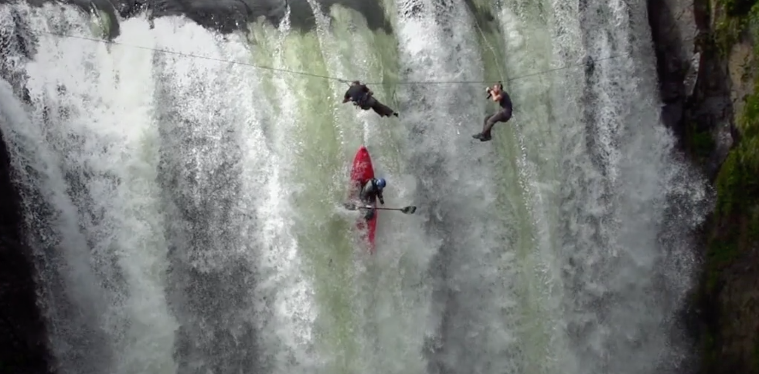 Stunning Waterfall Kayaking